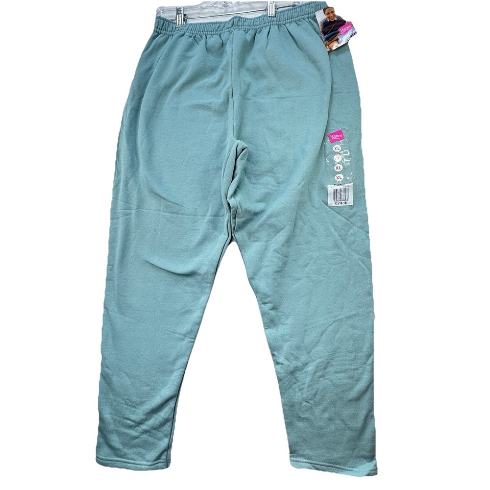 VINTAGE NWT Hanes Her Way Sweatpants Joggers Womens Size XL Pull On Tapered‎